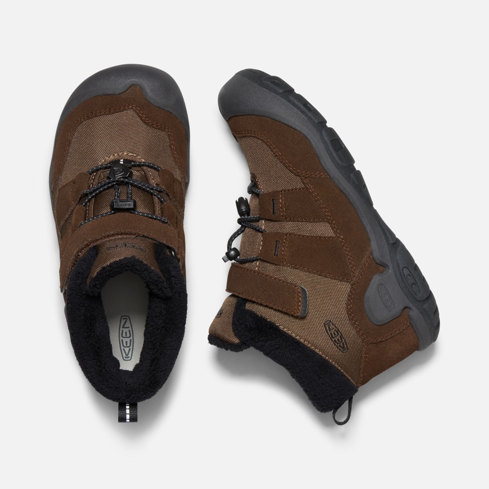 Chukka Con Nudos Para Niños Grandes Kein Dark Earth-Black