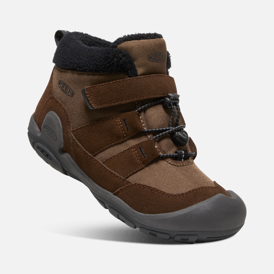 Chukka Con Nudos Para Niños Grandes Kein Dark Earth-Black