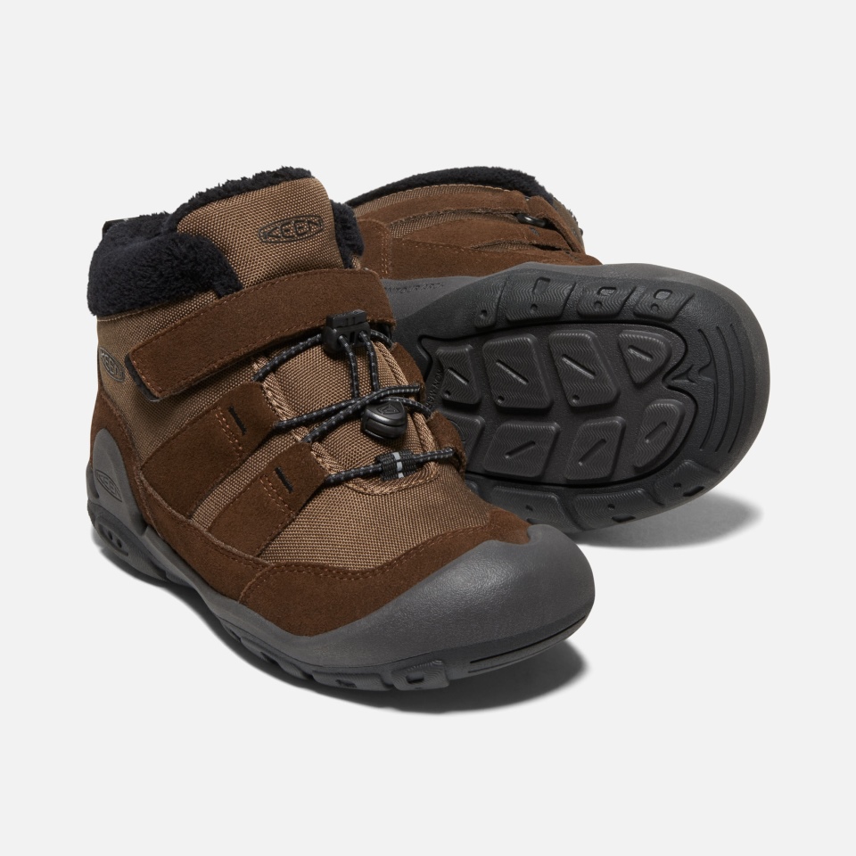 Chukka Con Nudos Para Niños Grandes Kein Dark Earth-Black