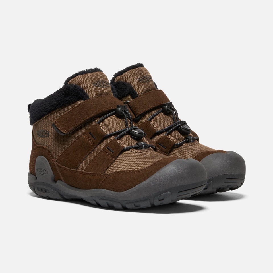 Chukka Con Nudos Para Niños Grandes Kein Dark Earth-Black