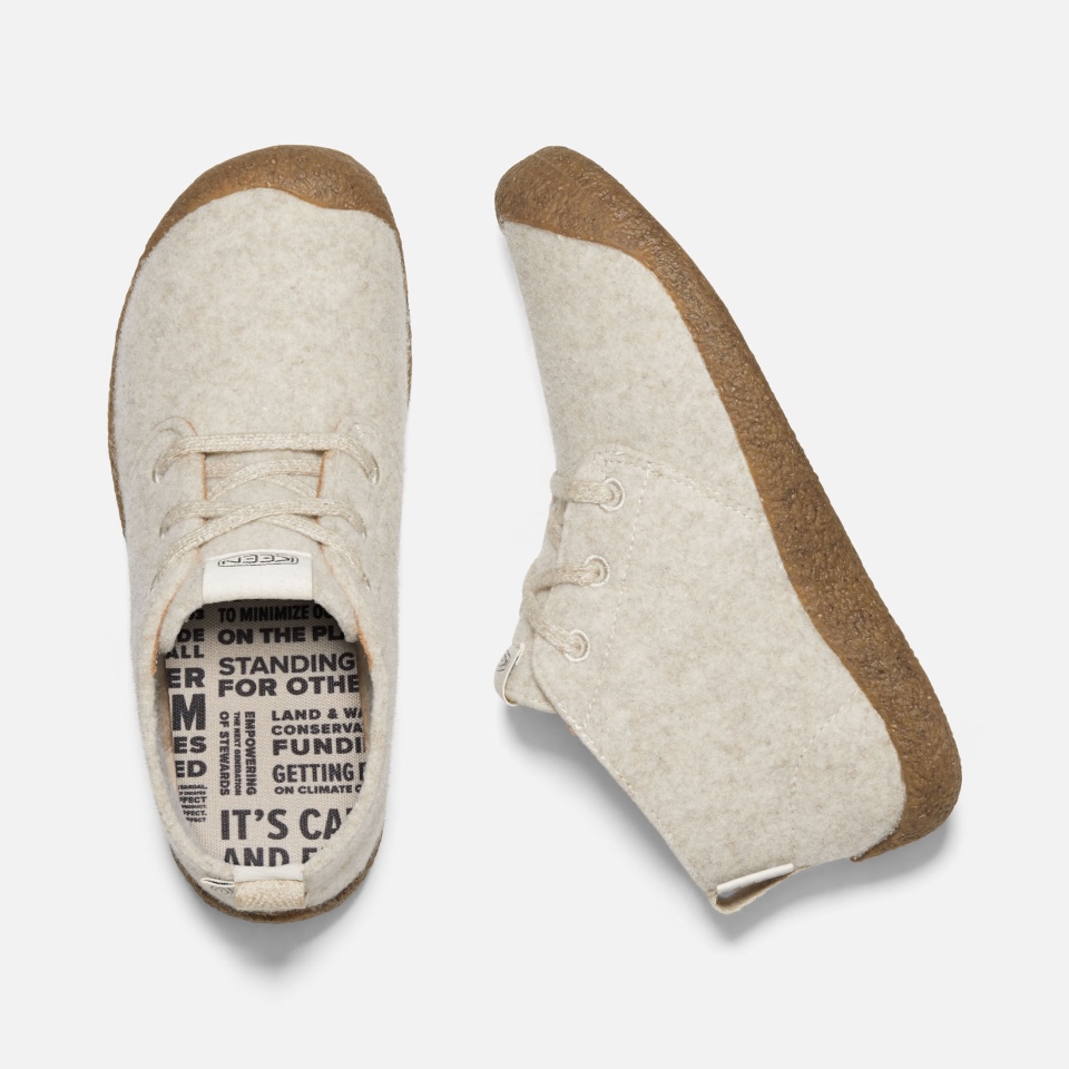 Botas Chukka Mosey De Abedul De Fieltro Natural Para Mujer