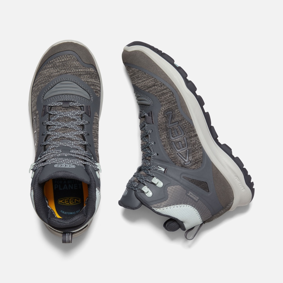 Bota Impermeable Terradora Flex Magnet-cloud Azul Para Mujer