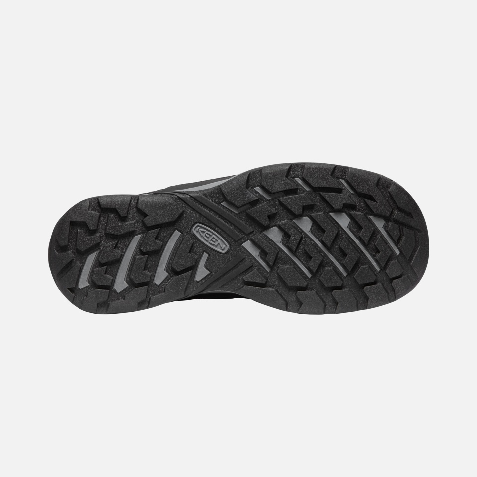 Zapato De Ventilación Circadia Para Hombre En Gris Acero Negro Afilado