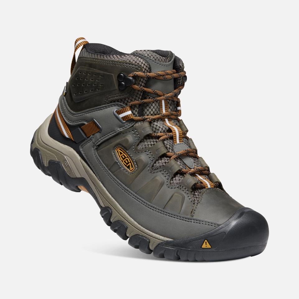 Keen Targhee II Impermeable Para Hombre, Color Negro, Verde Oliva Y Marrón Dorado