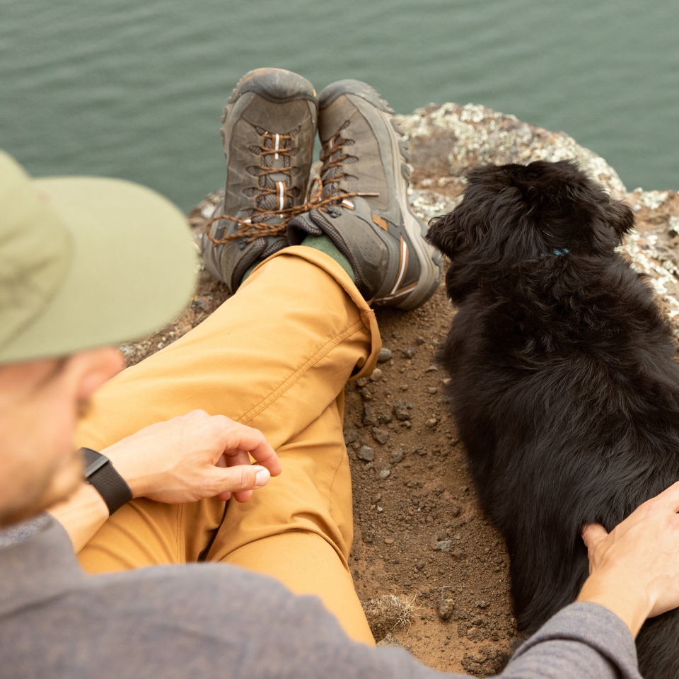 Keen Targhee II Impermeable Para Hombre, Color Negro, Verde Oliva Y Marrón Dorado