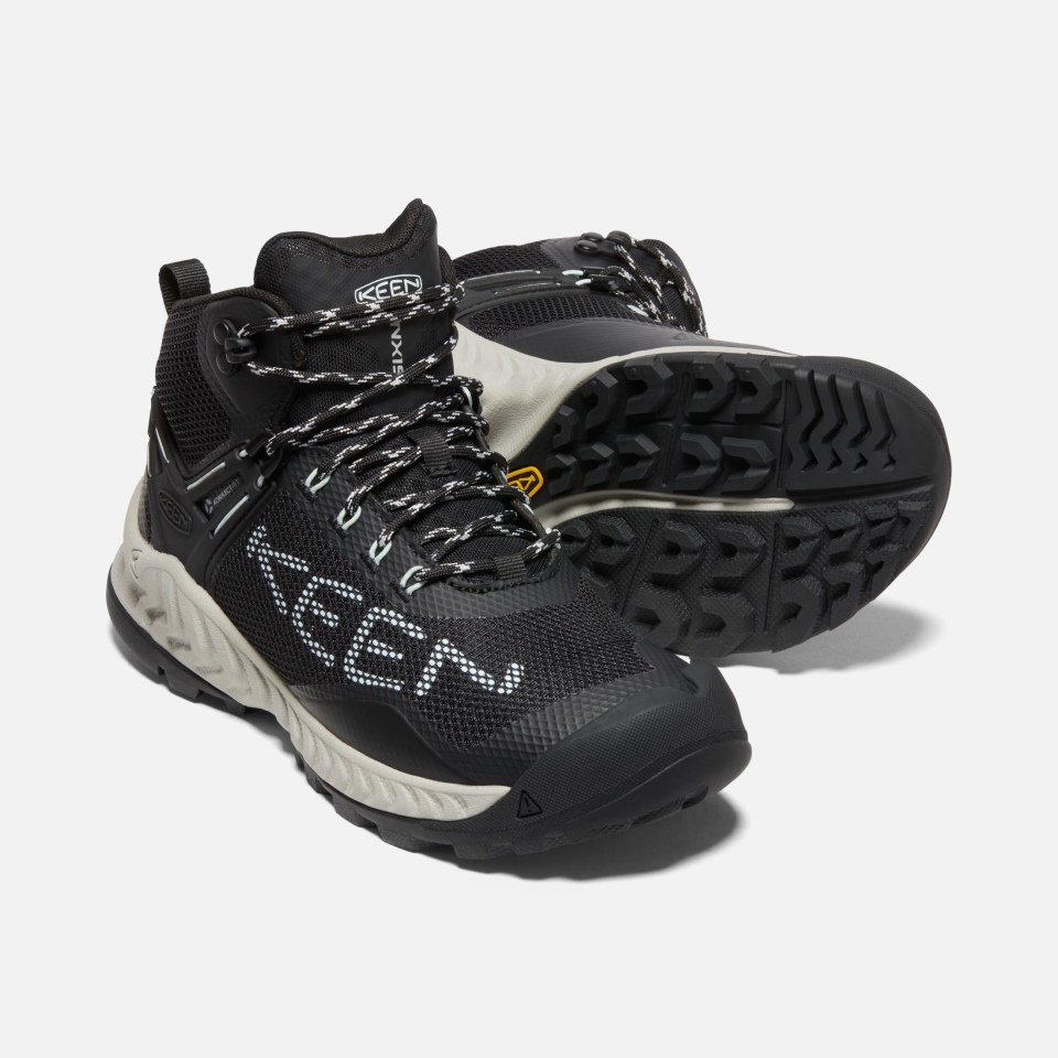 Bota Impermeable Nxis Evo Mujer Cristal Negro-azul