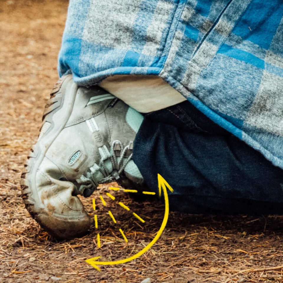 Bota Impermeable Ridge Flex Para Niños Grandes Con Tinte Gris Azulado