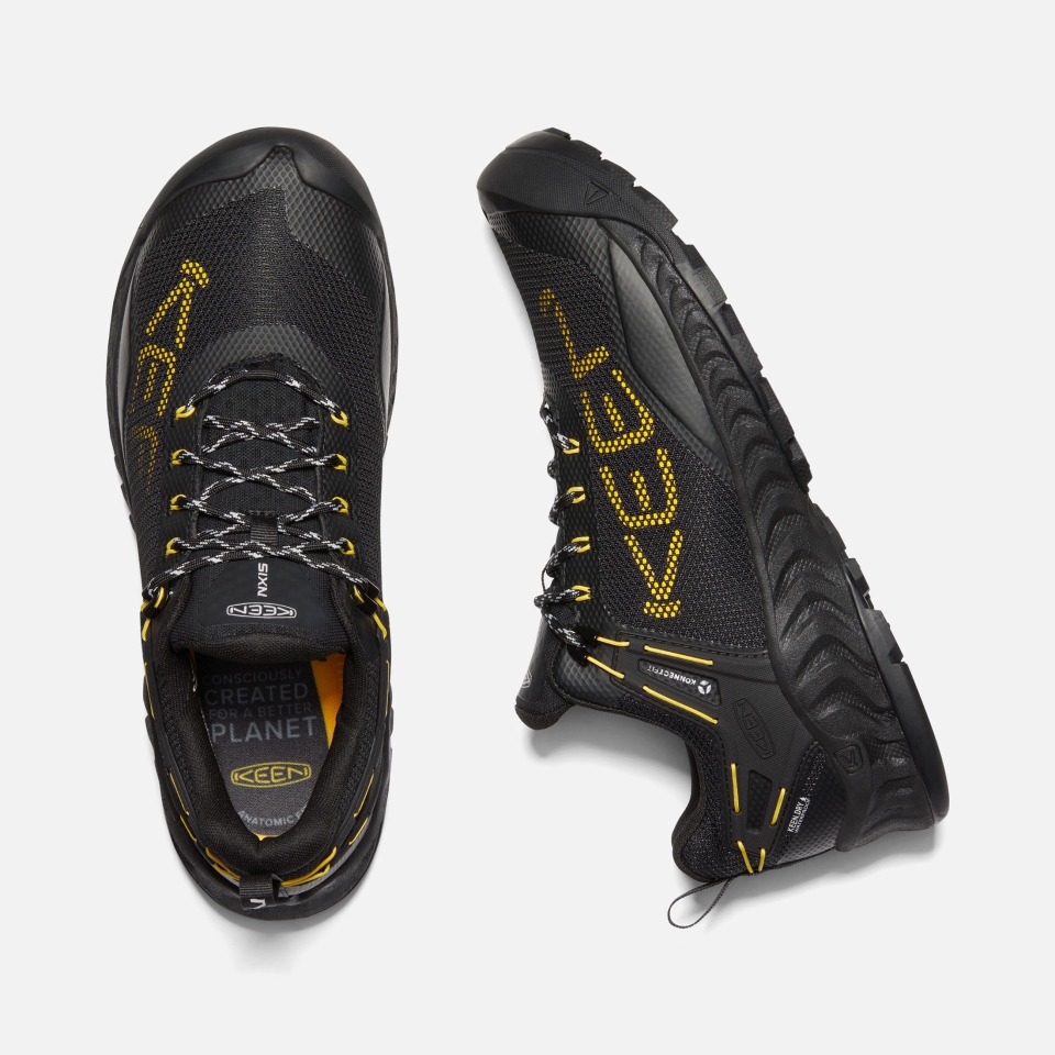 Zapatillas Impermeables Hombre Nxis Evo Negro-keen Amarillo