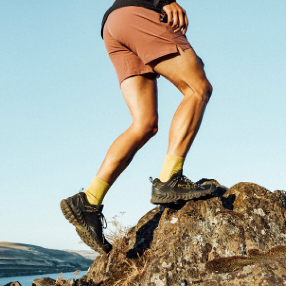 Zapatillas Impermeables Hombre Nxis Evo Negro-keen Amarillo