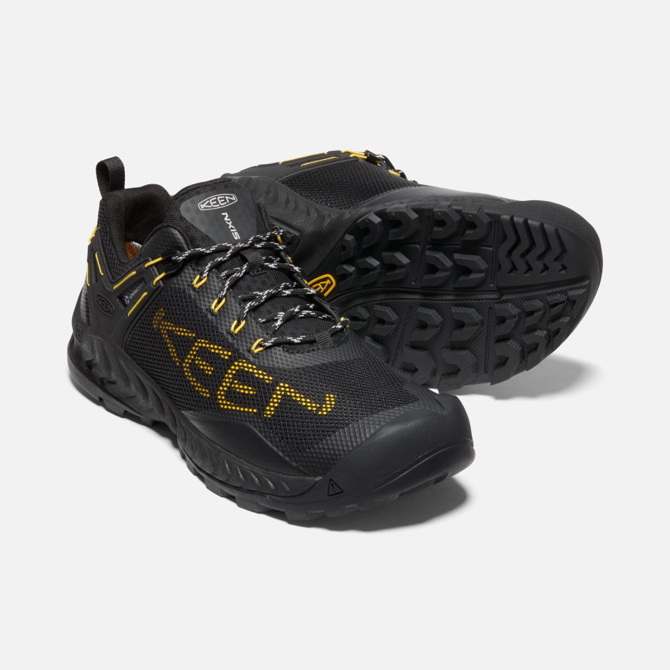 Zapatillas Impermeables Hombre Nxis Evo Negro-keen Amarillo