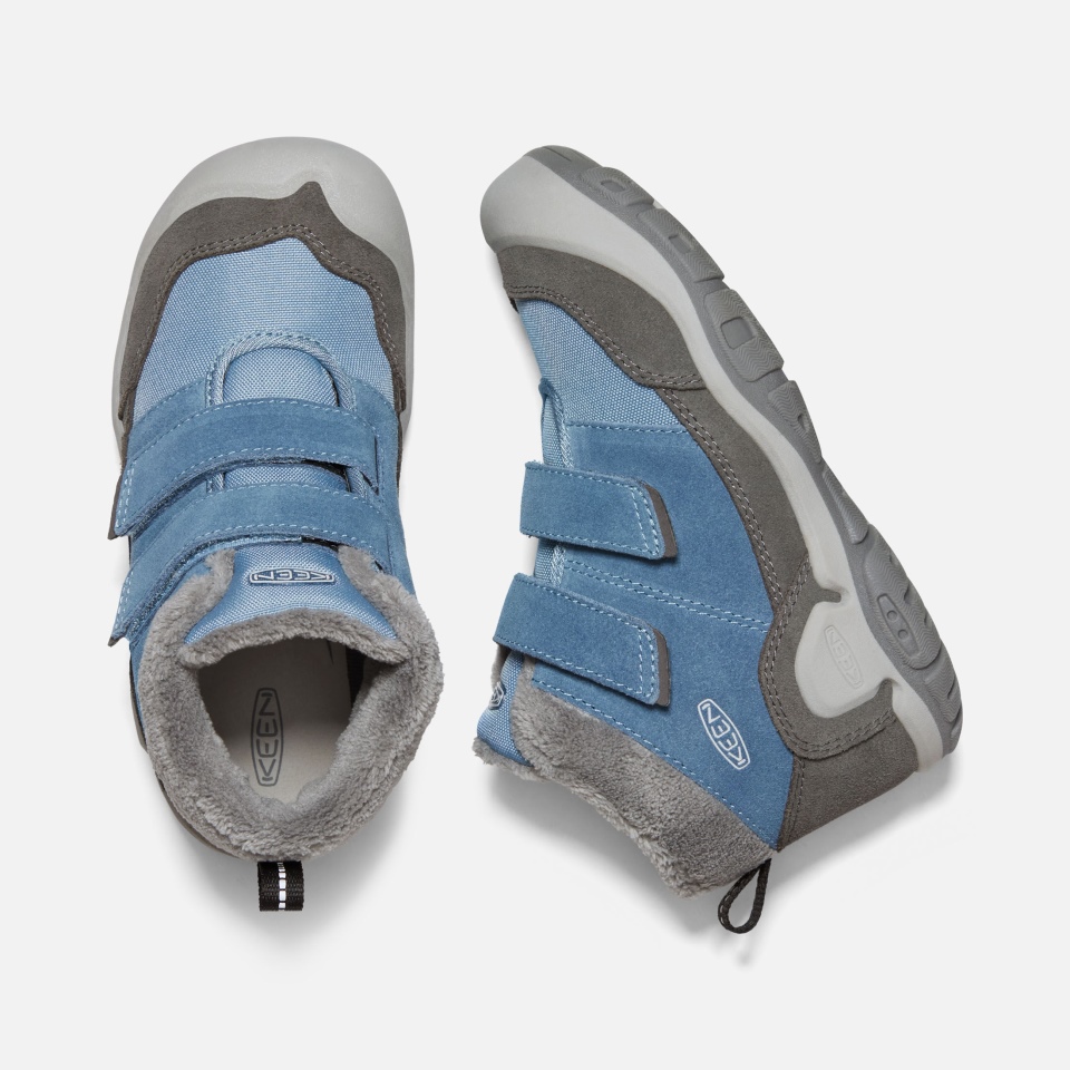 Chukka De Doble Tira Con Nudo De Niño Grande Shadow Sharp Azul Imán