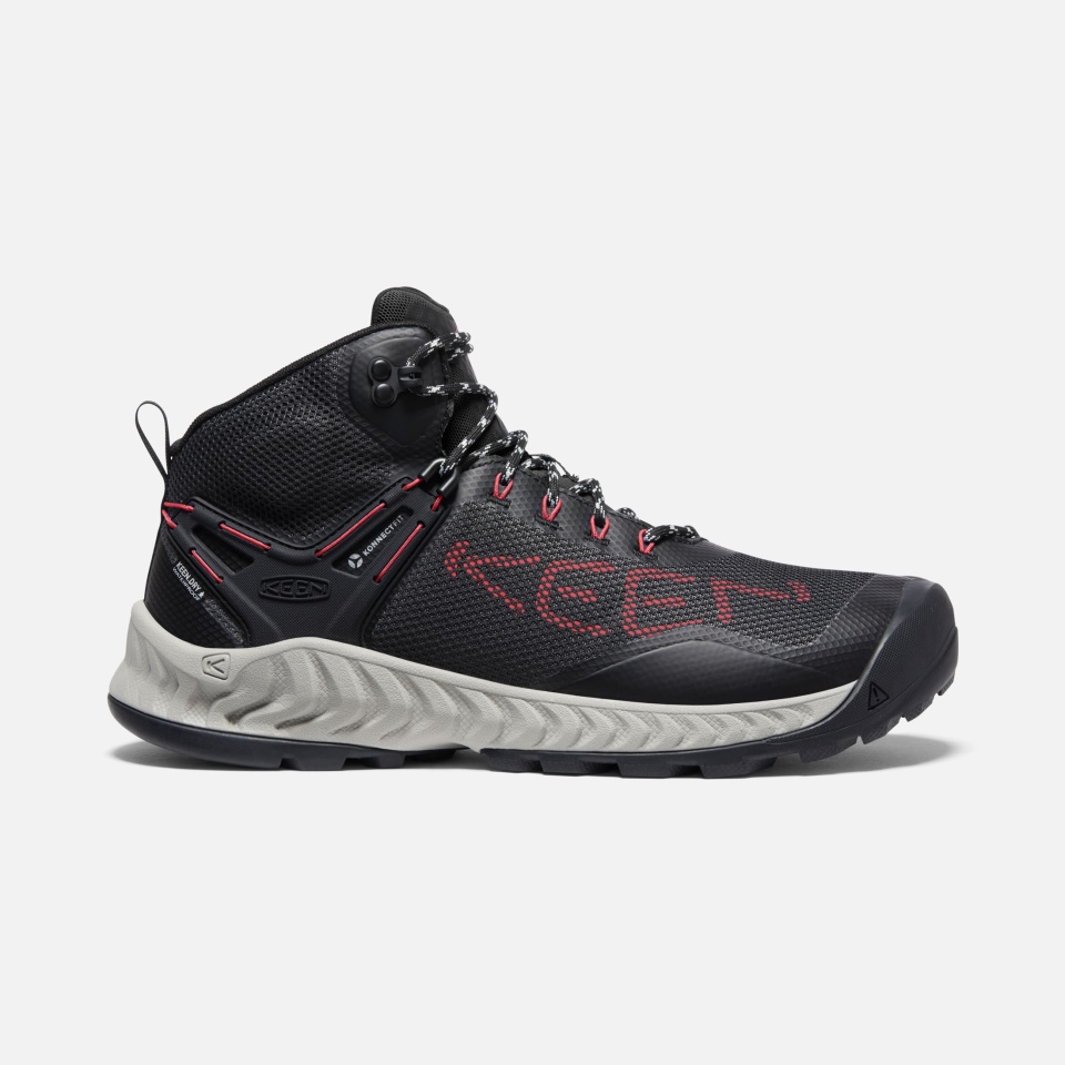Botas Impermeables Nxis Evo Para Hombre De Alfombra Roja Y Negra