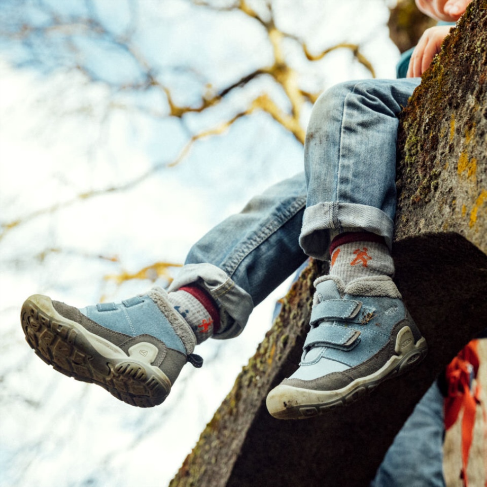 Chukka De Doble Tira Con Nudo Para Niños Pequeños Shadow Sharp Azul Imán
