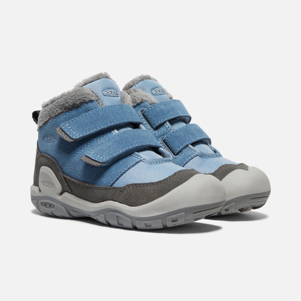 Chukka De Doble Tira Con Nudo Para Niños Pequeños Shadow Sharp Azul Imán