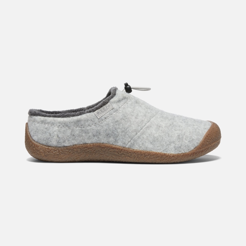 Chanclas Howser Iii De Mujer En Gris Claro De Lana-vapor