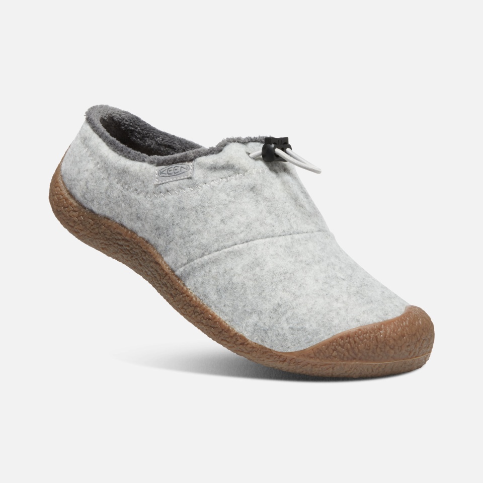 Chanclas Howser Iii De Mujer En Gris Claro De Lana-vapor