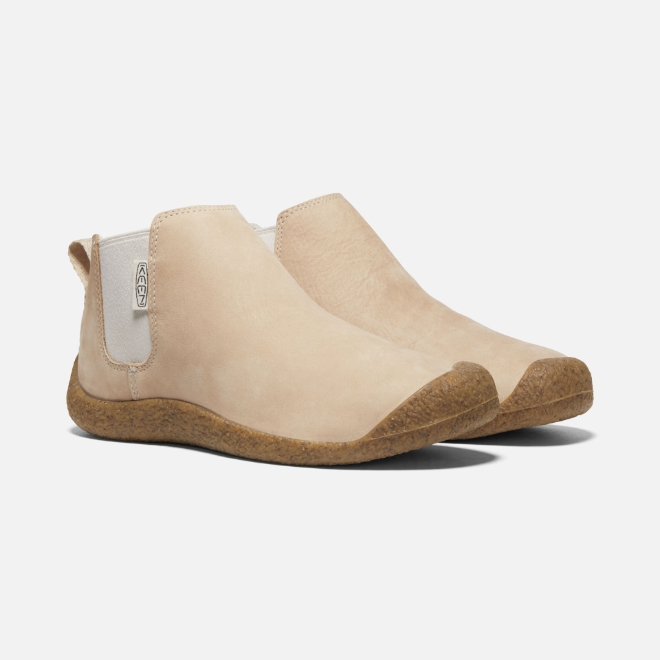 Safari-Birch Mosey Chelsea Botas De Piel Para Mujer Keen