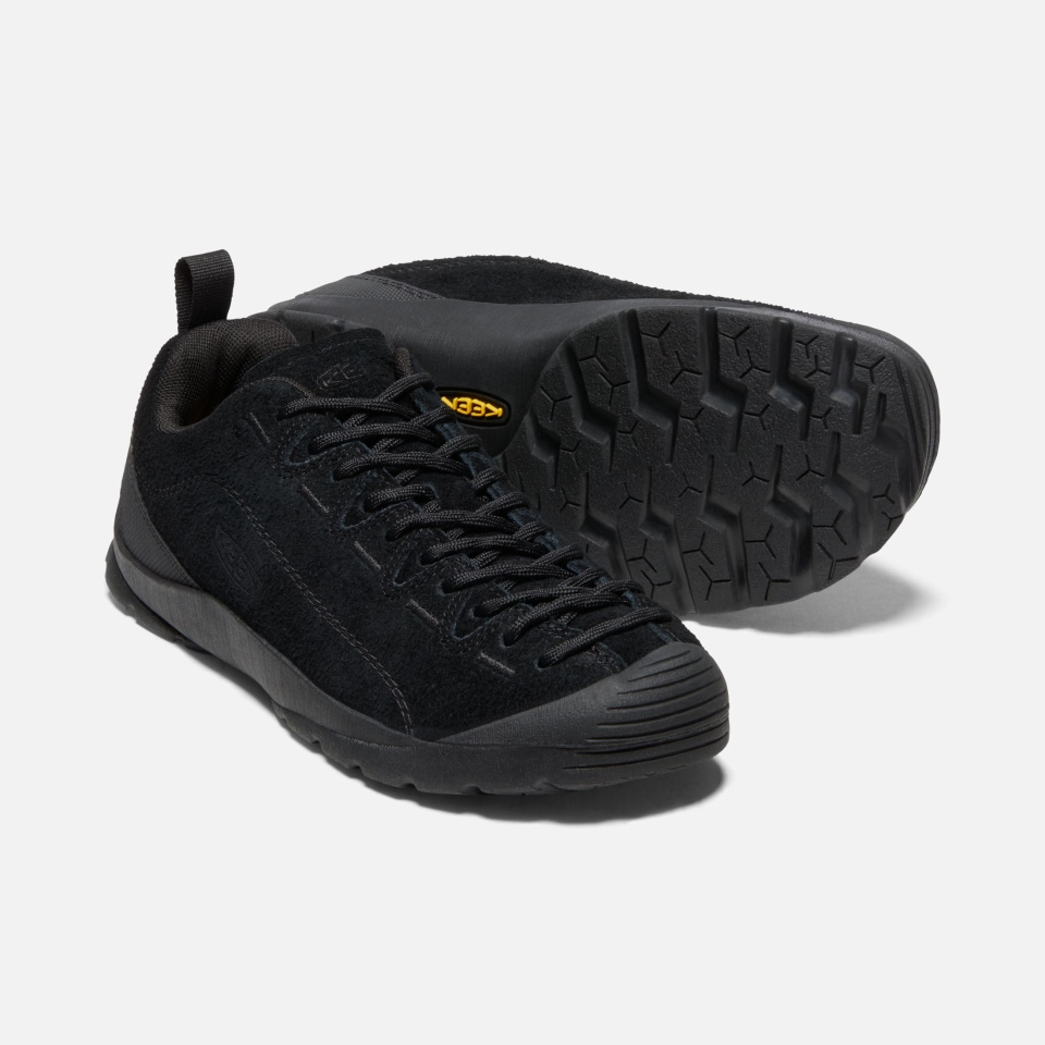 Sneakers De Mujer Peludo Negro-negro Jasper De Ante