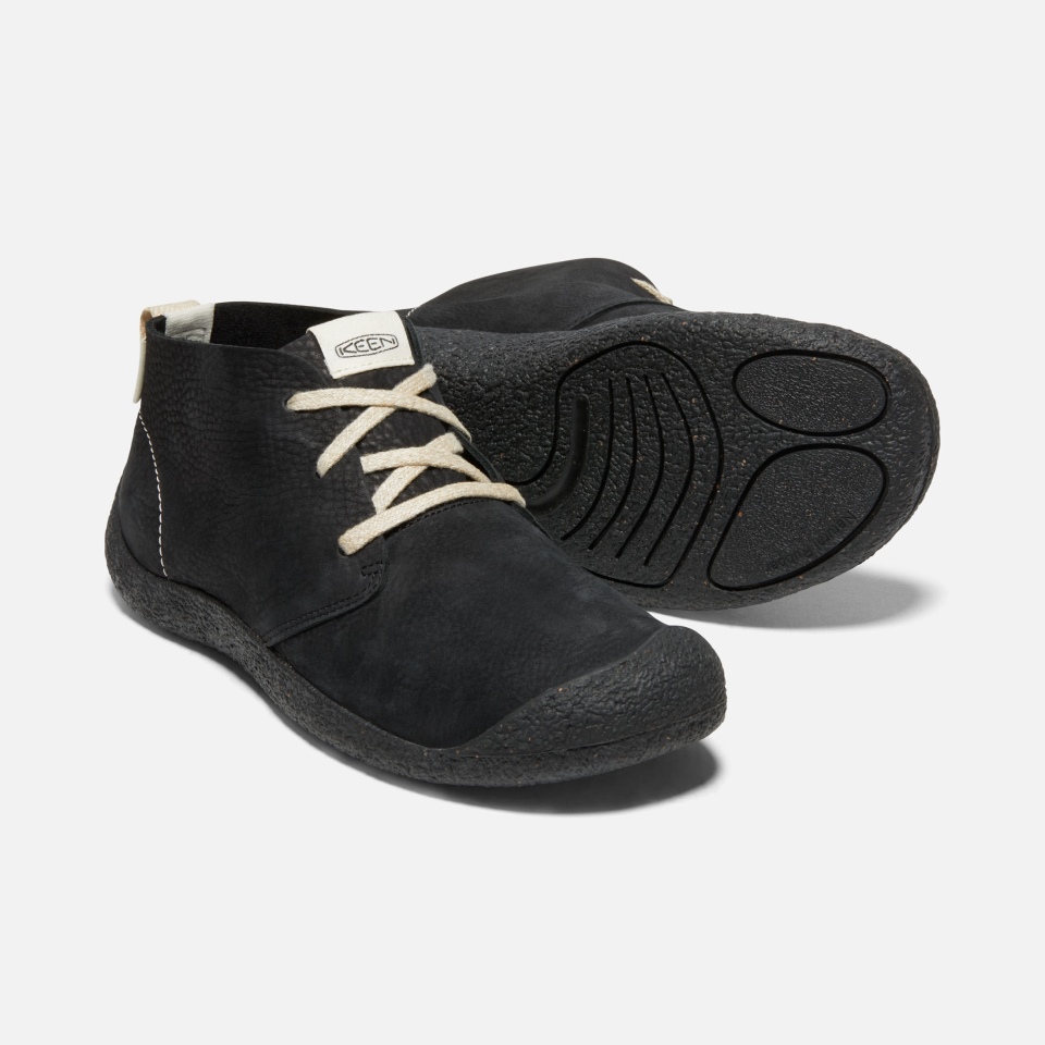 Chukka De Hombre Mosey De Cuero Negro-negro