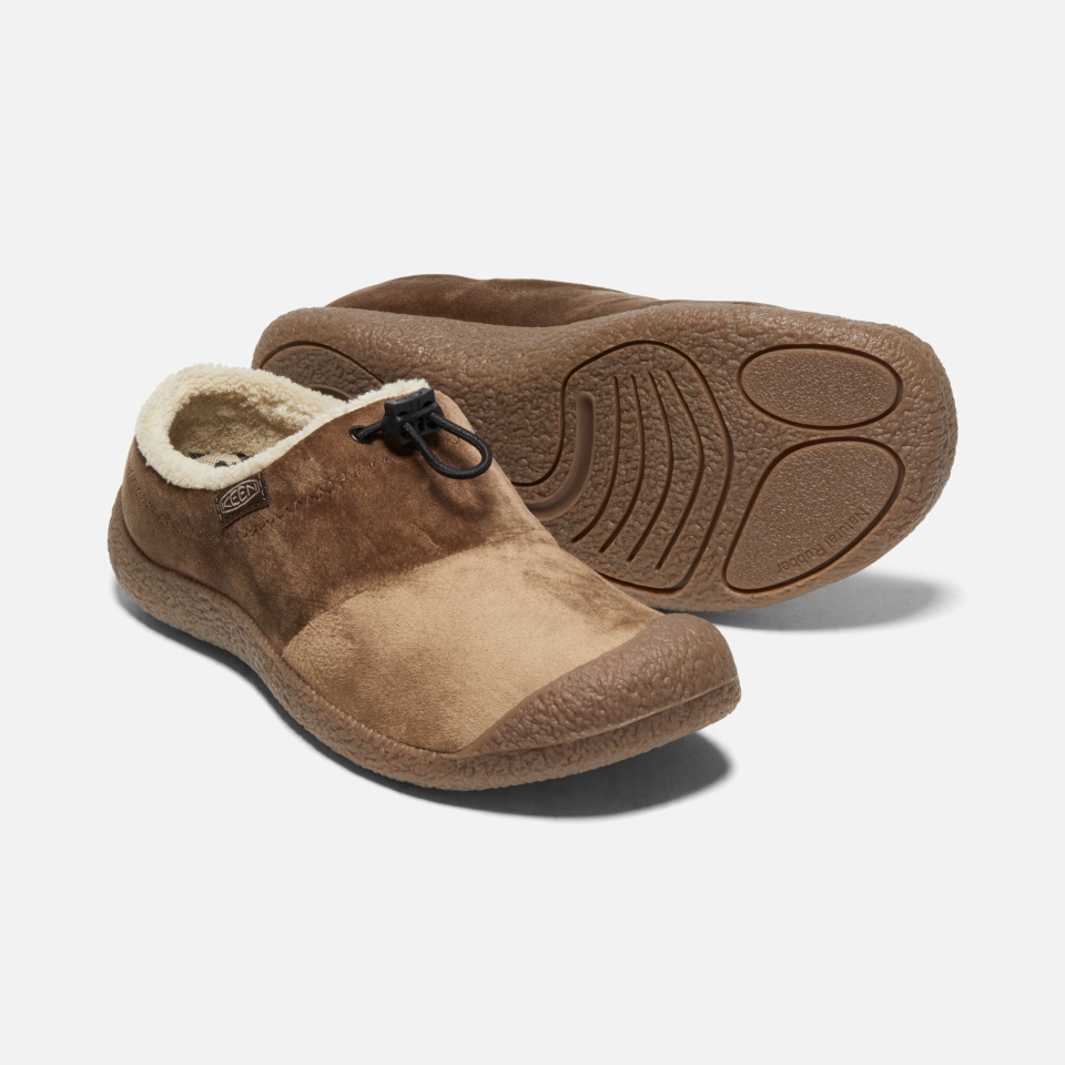 Chanclas Howser Iii Para Mujer De Terciopelo Tierra Oscura