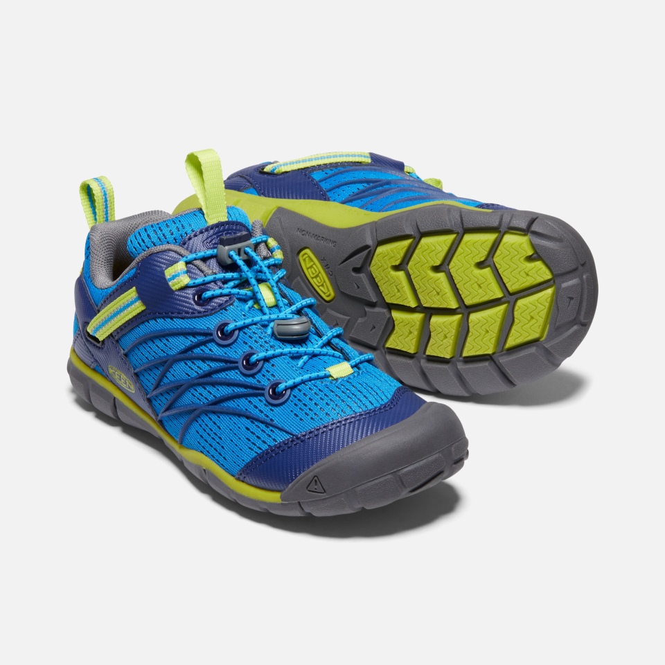 Brillante Azul-azul Profundidades Entusiastas Niños Grandes Chandler Cnx