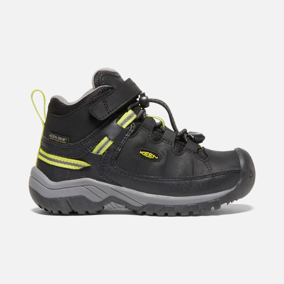 Bota Impermeable Targhee Para Niños Pequeños Gris Acero Negro Sharp