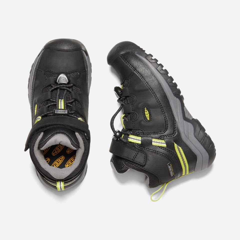 Bota Impermeable Targhee Para Niños Pequeños Gris Acero Negro Sharp