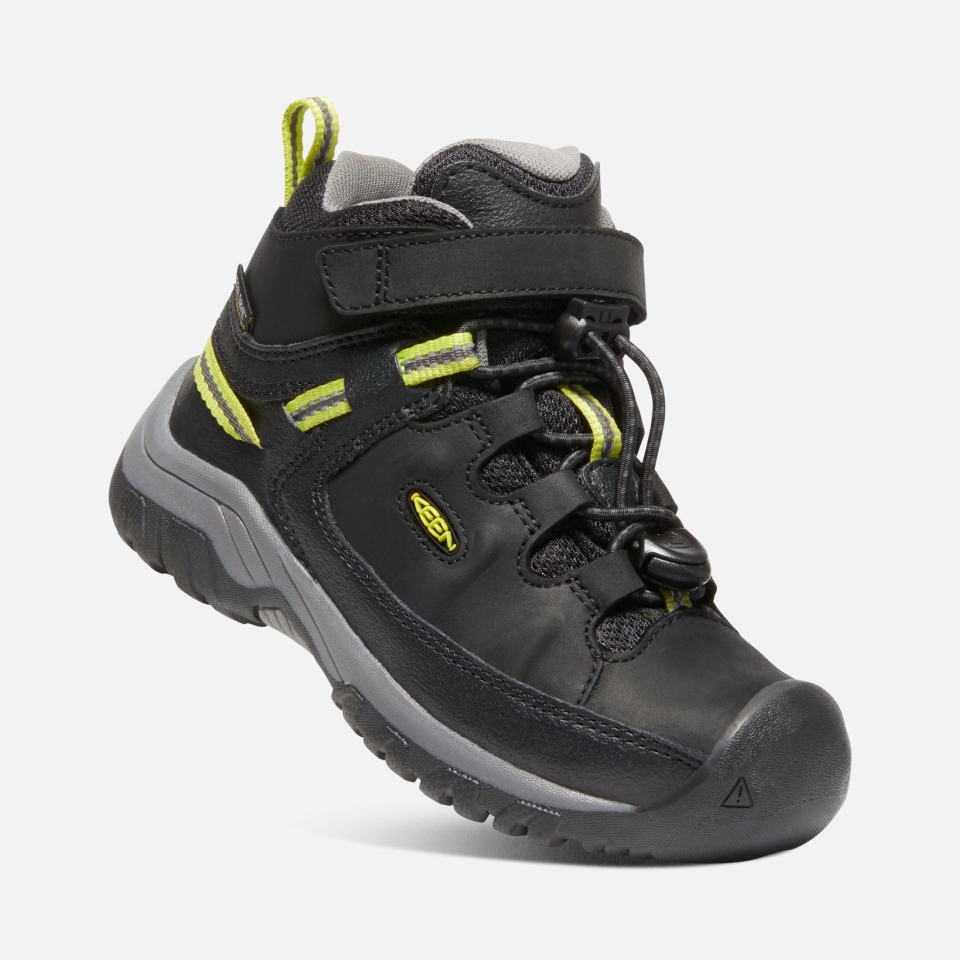 Bota Impermeable Targhee Para Niños Pequeños Gris Acero Negro Sharp