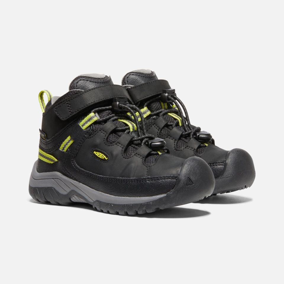 Bota Impermeable Targhee Para Niños Pequeños Gris Acero Negro Sharp