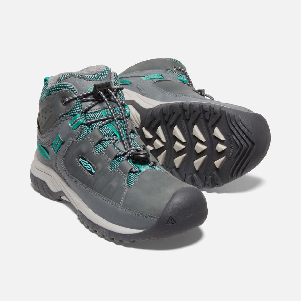 Botas Impermeables Targhee Para Niños Grandes De Porcelana Gris Acero Afilado