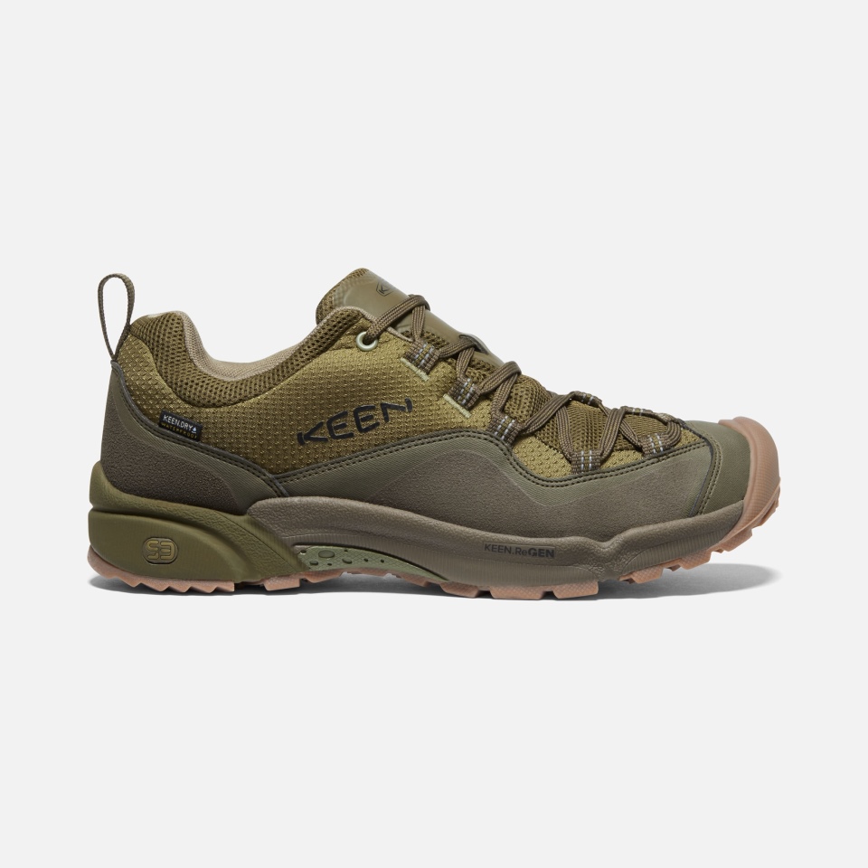 Verde Oliva Monótono-oscuro Verde Oliva Hombres Wasatch Crest Impermeable Afilado