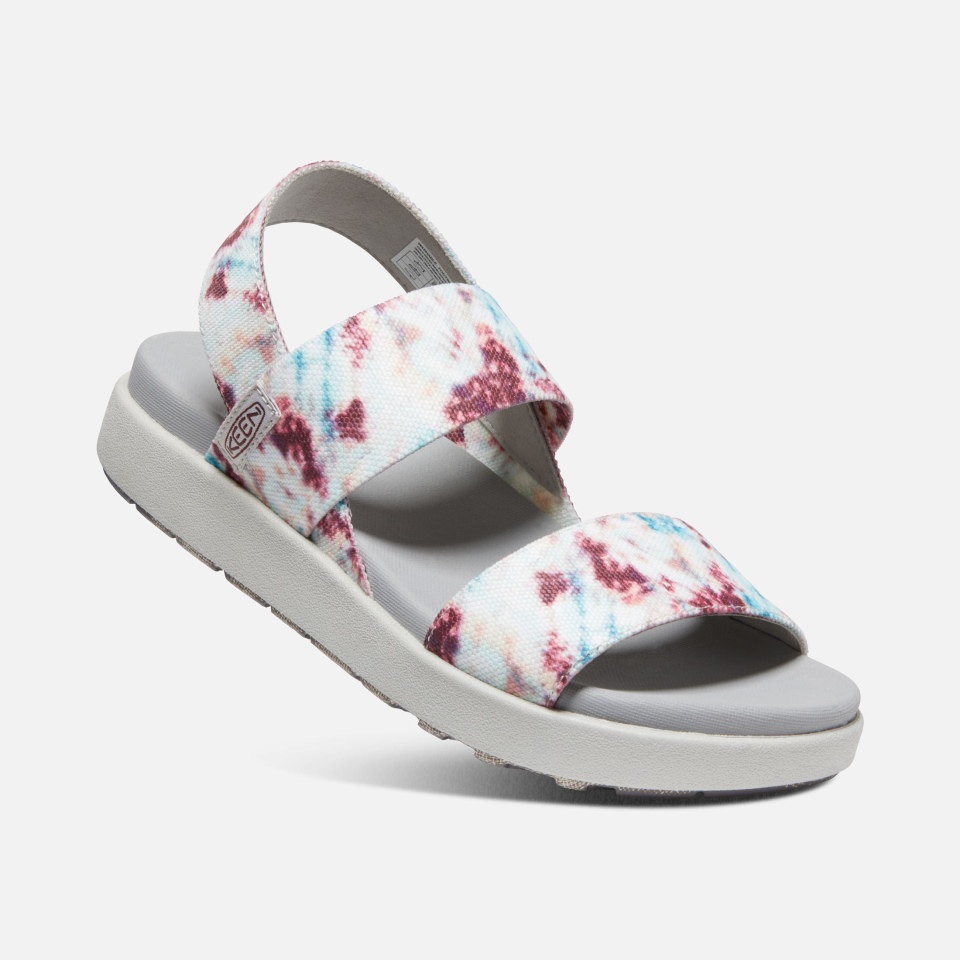Sandalia De Mujer Andorra-tie-dye Elle Con Correa Trasera
