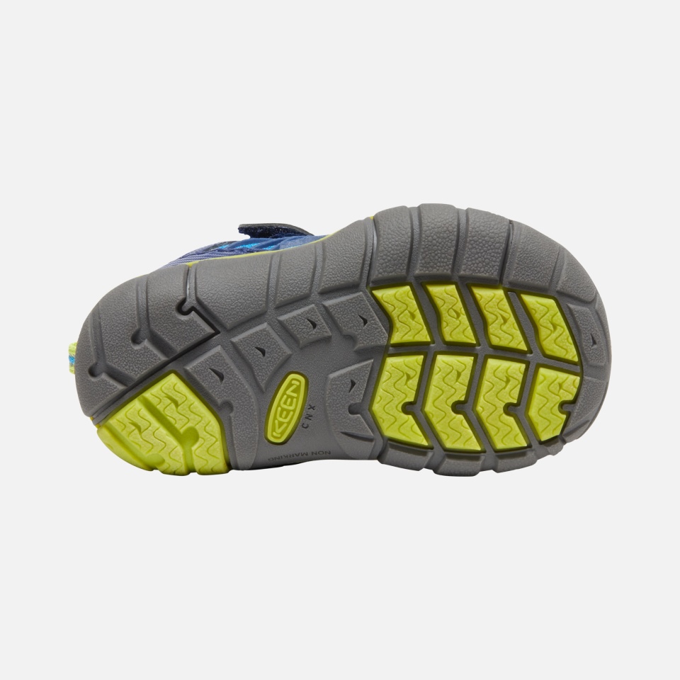 Brillante Azul-azul Profundidades Entusiastas Niños Pequeños Chandler Cnx