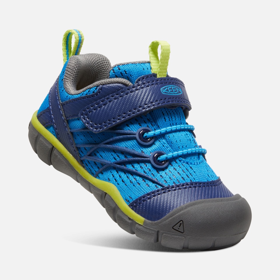 Brillante Azul-azul Profundidades Entusiastas Niños Pequeños Chandler Cnx