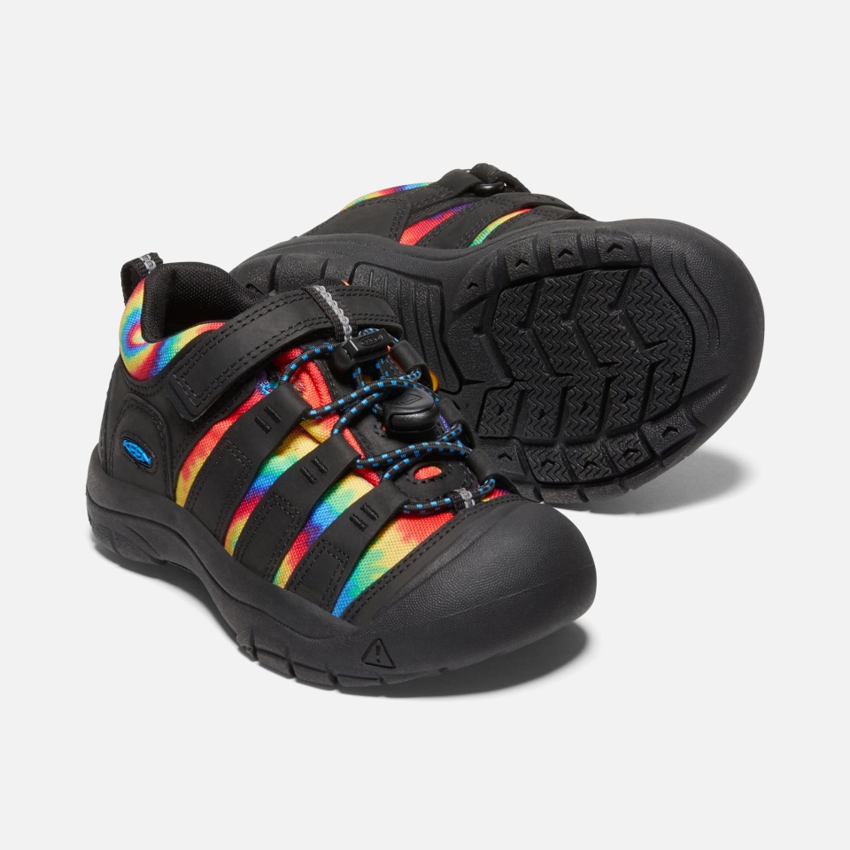 Zapato Newport Niño Tie Dye Negro Original Sharp