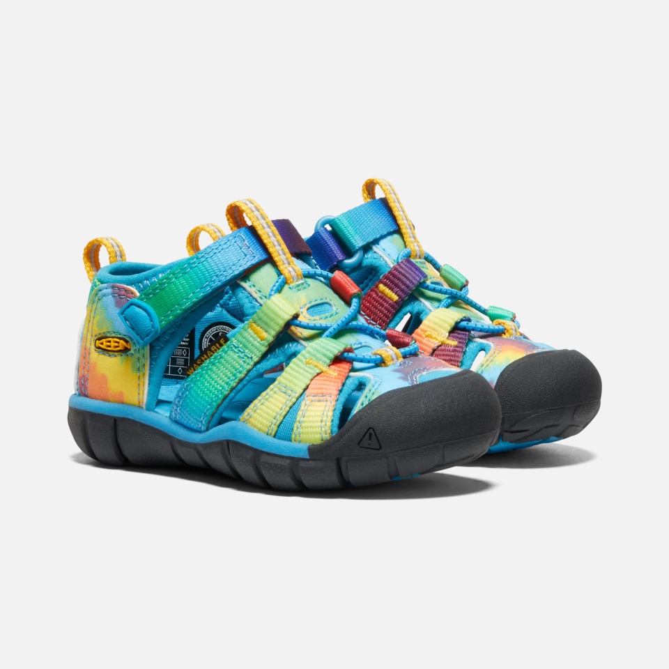 Azul Vívido-teñido Anudado Original Seacamp Ii Cnx Para Niños Pequeños Entusiastas