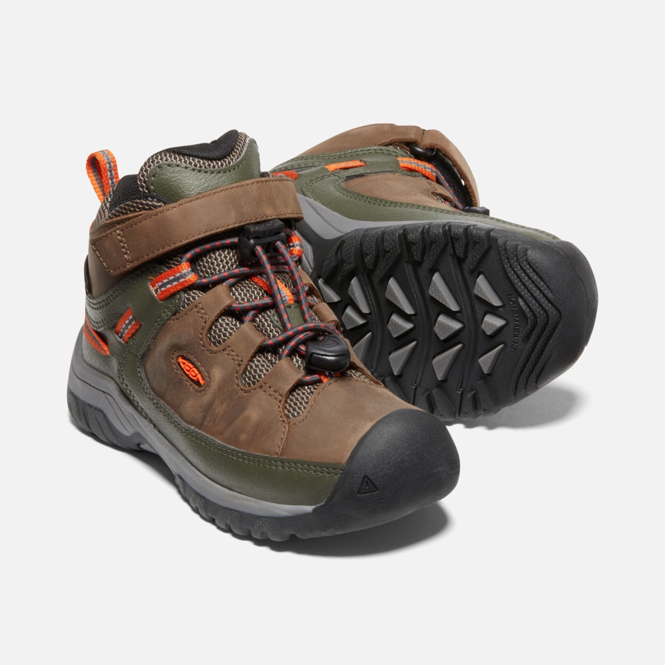 Bota Impermeable Targhee Para Niños Pequeños Dark Earth-forest Night