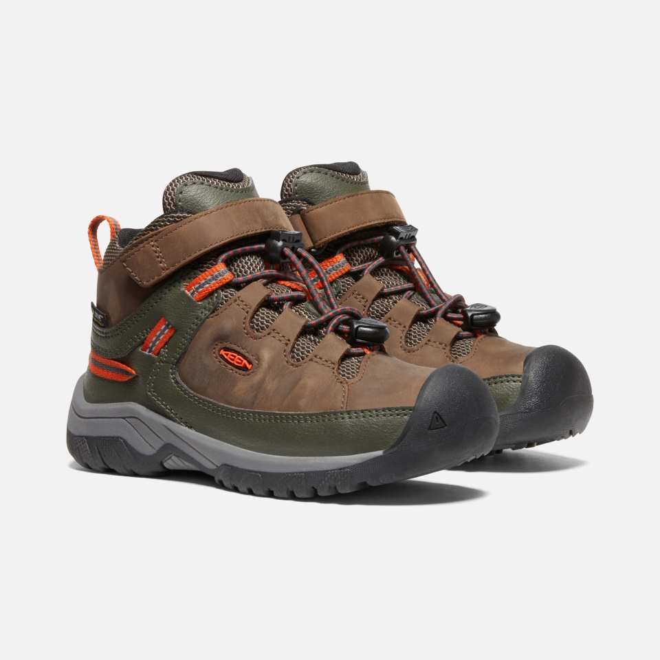 Bota Impermeable Targhee Para Niños Pequeños Dark Earth-forest Night