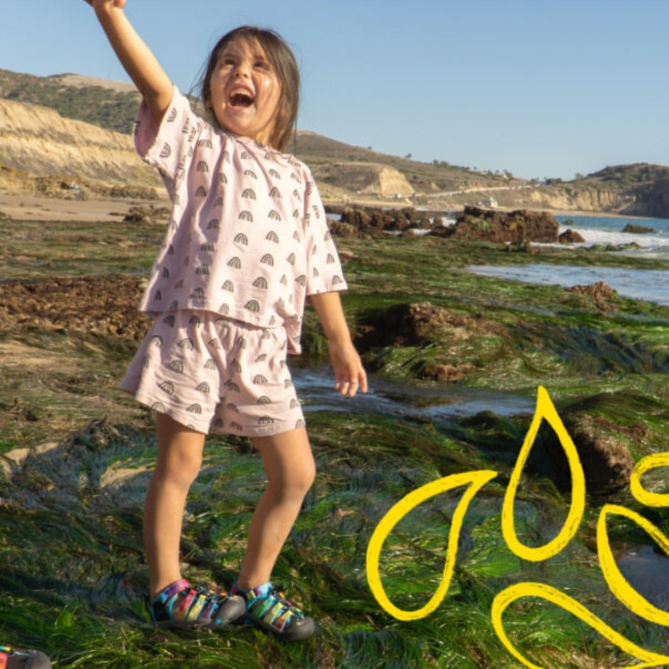 Gran Acero Gris-negro Niños Grandes Newport H2