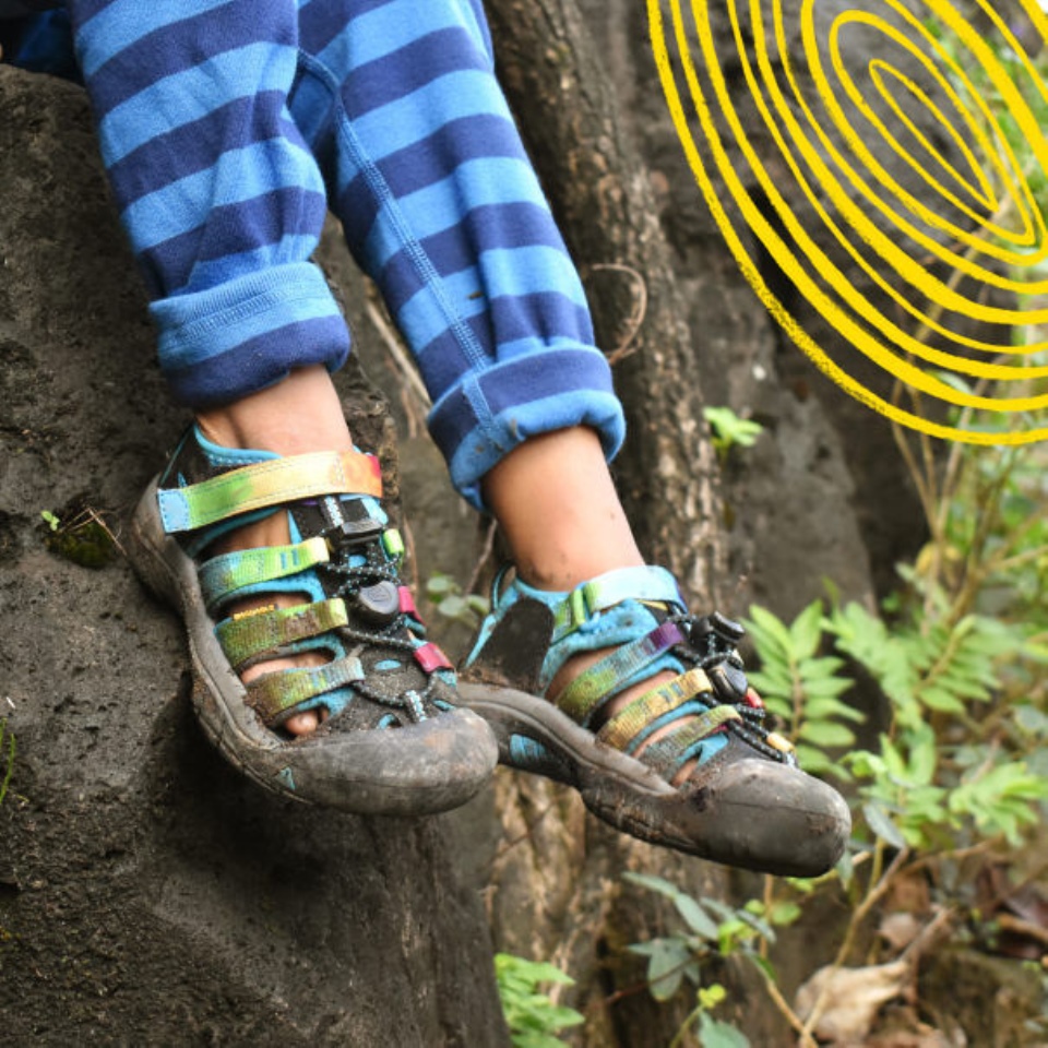 Gran Acero Gris-negro Niños Grandes Newport H2